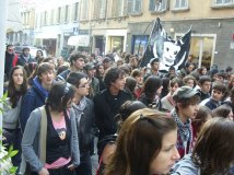 Reggio Emilia - presidio studentesco regionale contro i provvedimenti repressivi