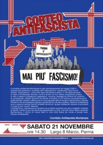 Manifesto del corteo antifascista 