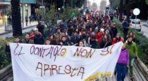 16 marzo - La manifestazione No ponte inizia l'aprile contro le grandi opere