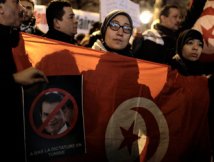 manifestazione per la tunisia in francia
