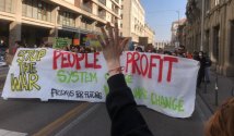 “People not profit”: giustizia climatica e sociale contro i profitti del capitalismo estrattivista e guerrafondaio