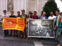 Padova - Indipendenza, autonomia e libertà conferenza stampa di Franco Rocchetta e i centri sociali del nord est 