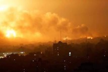 Il cielo rosso su Gaza