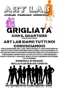 Parma - Lettera di solidarietà ad Art Lab da parte degli abitanti dell'Oltretorrente