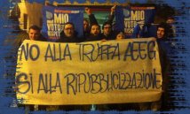  Rimini - Comunicato stampa post presidio a sostegno della delibera comunale e contro la truffa dell'AEEG 