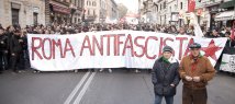 Roma - La polizia carica ed arresta gli antifascisti e difende Forza Nuova