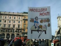 Assemblee popolari contro il governo Monti
