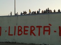 Bologna - Le vostre frontiere uccidono, chiusura definitiva dei CIE e accoglienza degna in Europa!