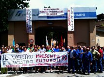 Rimini - Il vostro presente è il nostro futuro – no ai tagli all’Officina Locomotive