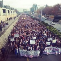 Macedonia - Movimento universitario e precario