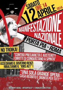 Roma - 12 aprile Manifestazione Nazionale 