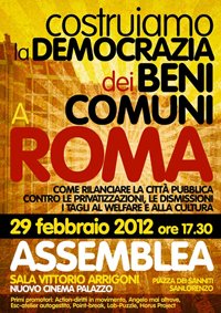 Costruiamo la Democrazia dei beni Comuni a Roma