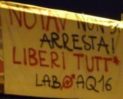 Reggio Emilia - Presidio di solidarietà agli attivisti del movimento NoTav