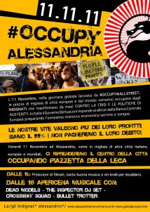 #occupyalessandria - Venerdì 11 Novembre prendiamoci piazzetta della Lega