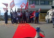 Padova - Mattinata di lotta e festa per i lavoratori reintegrati al Despar/Aspiag