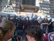 Palermo - Corteo No Muos: polizia