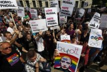 Londra - Manifestazione contro Putin per le leggi Anti-Gay