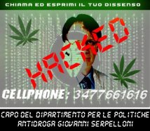 Anonymous - [UPDATE 10/02] #OpCannabis giovanniserpelloni.it DEFACED! Email Serpelloni&Dronet Owned&Exposed! #Sanità #DrogaNoGrazie #Leaks #LeggeIllegale #8F #Anonymous