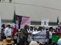 Messico - La mobilitazione del Movimento per la Pace continua verso il Sud  del Messico