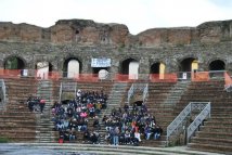 Teatro Romano di Benevento occupato