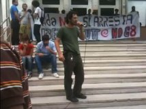 Trento - Presidio in solidarietà agli arrestati e contro il G8