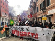 Venezia è antifascista. Impedito il comizio di Forza Nuova