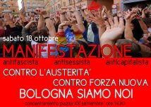 Bologna - Appello per la costruzione di una piazza antifascista, antisessista e anticapitalista!