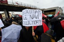 Porto Genova proteste