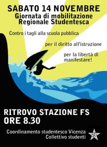 Vicenza - La scuola pubblica non si tocca!