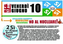 Monfalcone - Vota si, biciclettata antinucleare!